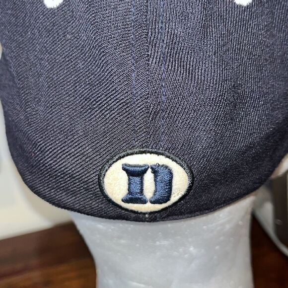 Vintage Old Duke Blue Devils made in USA Fitted Wool worn hat Cap retro style - Picture 3 of 6